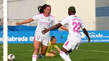 16/10/22 PARTIDO DE LA LIGA F ENTRE EL MADRID CFF Y EL REAL BETIS FEMINAS CELEBRADO EN EL ESTADIO FERNANDO TORRES DE FUENLABRADA
1-0 GOL BONSEGUNDO