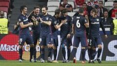 Los jugadores del Atl&eacute;tico celebran los goles y el triunfo.
 
 
 
 
 
 
 
 
 
 
 
 
 
 