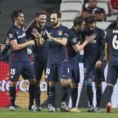 1x1 del Atlético: Vietto brilla en Da Luz y Savic es una roca