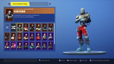Así es el skin de Fortnite de Partida de Caza C.E.R.T.E.R.O.