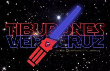 Los Tiburones Rojos del Veracruz, al estilo Star Wars.