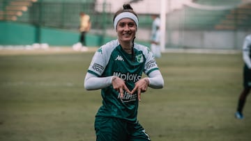 Ingrid Guerra, delantera de Deportivo Cali Femenino