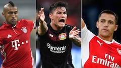 Así será la semana para los chilenos que juegan en Europa