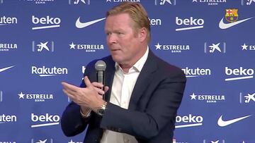 "Si no les gusta...": el mensaje más directo de Koeman a sus nuevos pupilos