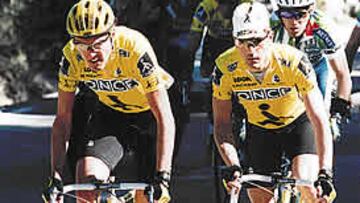 Alex Zülle y Laurent Jalabert suman entre ambos tres triunfos en la Vuelta.