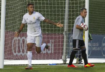 Mariano (left) scored 25 times for Castilla last season.