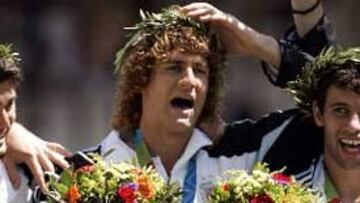 <b>ORO ARGENTINO. </b>El defensa se proclamó campeón olímipico con su selección en los pasados Juegos de Atenas.