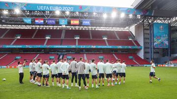 La Selecci&oacute;n, en Copenhague. 