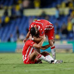 Los héroes del triunfo ante Las Palmas valoran el esfuerzo del equipo
