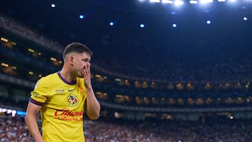 Richard Sanchez of America during the final second-leg match between Monterrey and America as part of the Torneo Apertura 2024 Liga MX at BBVA Bancomer Stadium, on December 15, 2024 in Monterrey, Nuevo Leon, Mexico.