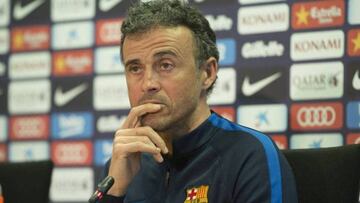 Luis Enrique defiende a Messi: "Es un jugador intachable"