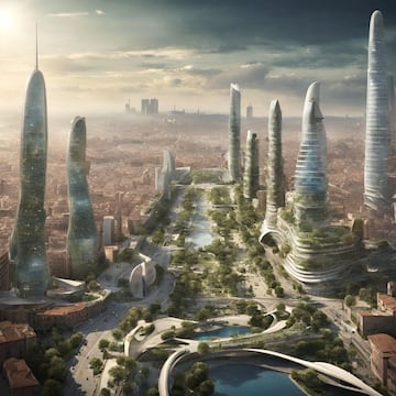 ?Cmo seran en el futuro las principales ciudades del mundo segn la IA?