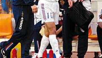 <b>HIZO CRACK.</b> Zidane se lesionó el domingo en un amistoso con Corea.