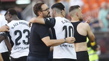 Ilaix, Bordal&aacute;s, Carlos Soler y Cheryshev. 
 