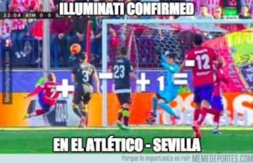 Los memes más divertidos del Atlético-Sevilla