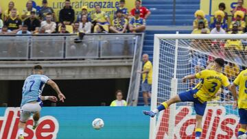 Gol de Rafa Rodríguez en Las Palmas
