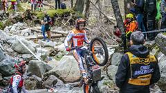 Toni Bou en el TrialGP de Italia celebrado en Ponte di Legno.