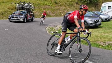 Nairo: "Hemos preferido cuidar la rodilla para el Tour"