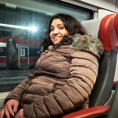 Giuseppina travels 1,000 miles a day to go to work