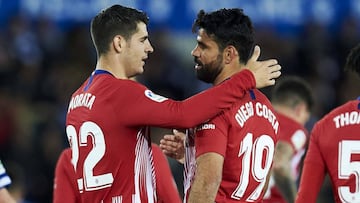 Diego Costa y Morata son los delanteros intocables del nuevo proyecto de Simeone