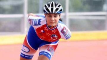 María José Moya fue campeona mundial en patín carrera en Argentina.