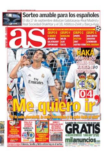 Las portadas de AS de agosto