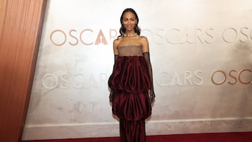 “México, los adoro”: el emotivo mensaje de Zoe Saldaña en la Alfombra roja de los Premios Oscar