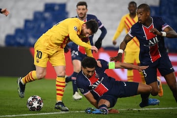 Leo Messi y Presnel Kimpembe.