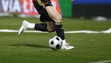 <b>ESPAÑA 2 - PERÚ 1.</b> Fernando Torres tras una gran temporada no vio puerta ante el equipo de Ámerica del Sur. El delantero del Liverpool aún así es el máximo realizador con la camiseta de España de los hombres seleccionados para la Eurocopa.
