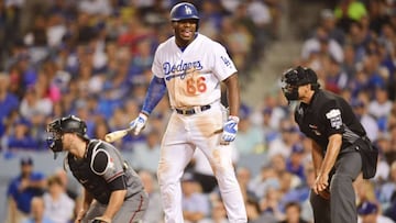 Yasiel Puig de Los Angeles Dodgers est&aacute; realizando una gran actuaci&oacute;n en esta ronda divisional.