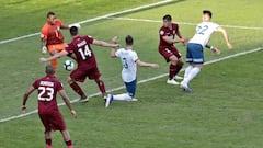 Lautaro anotó el primer gol de taco en 20 años en Copa América