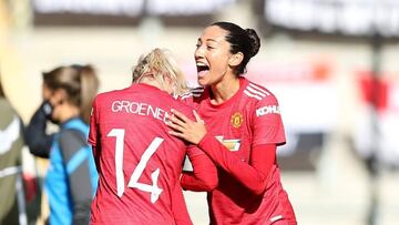 Las campeonas del mundo entraron en el segundo tiempo para seguir ampliando el marcador. Heath dio la asistencia para el tercer gol ante el Brighton.