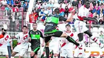 <b>GOLES. </b>El remate de Samuel que finalizó Miguel en el empate.