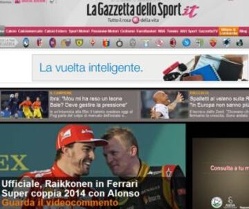 Portadas de la prensa extranjera