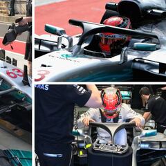 Mercedes prueba un nuevo Halo