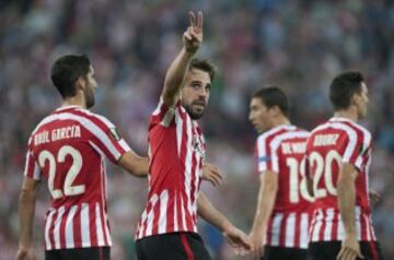 1-0. Beñat celebró el primer gol.