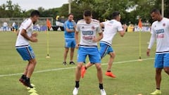 Falcao reaparece en el tercer día de entreno de Colombia