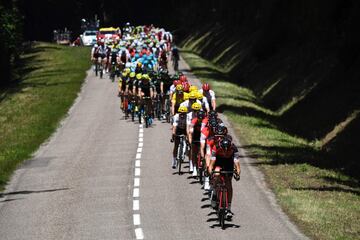 El BMC rondando en cabeza del pelotón.