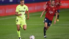 Marcos Llorente en el partido ante Osasuna.