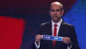 El presidente de la ANFP Sergio Jadue en el sorteo de la Copa Am&eacute;rica. 