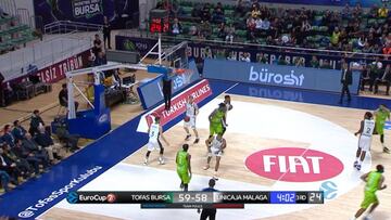 El Unicaja comienza con derrota el Top-16 de la Eurocup