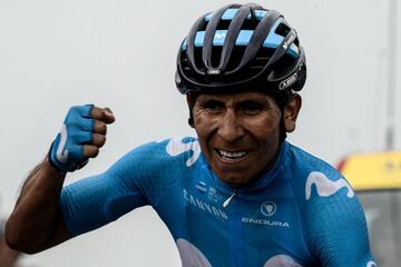 Con este triunfo el corredor del Movistar Team subió al quinto puesto de la clasificación general y está a 3'30" del líder Geraint Thomas.