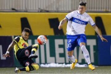 San Luis y Universidad Católica se enfrentaron en la cancha del Lucio Fariña de Quillota. 