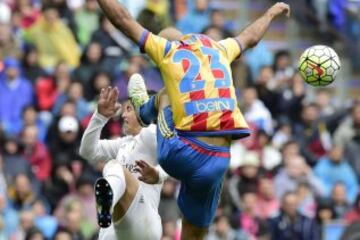 James estuvo los 90 minutos ante el Valencia 