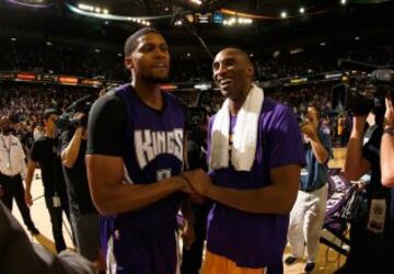 Kobe Bryant y Rudy Gay.