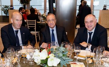 Zidane, Florentino Pérez and Pablo Laso.