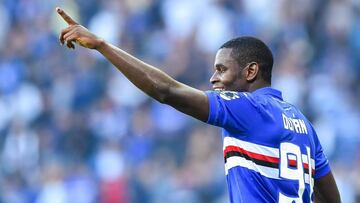 Duván Zapata marca en la goleada del Crotone a la Sampdoria 4-1