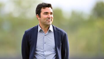 FC Barcelona Sports Director Anderson de Souza Deco is pictured at the Joan Gamper training ground in Sant Joan Despi, near Barcelona, on September 2, 2023. Barcelona signed Atletico Madrid forward Joao Felix and Manchester City defender Joao Cancelo on loan until the end of the season. (Photo by Pau BARRENA / AFP)