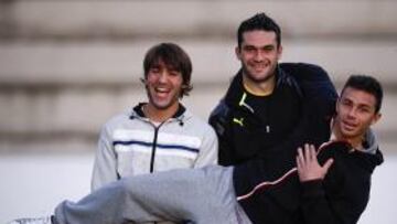 <b>CONVENCIDOS. </b>Israel, Rubén Castro y Jorge Molina creen ciegamente en sus posibilidades.