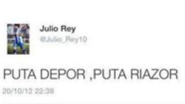El Deportivo desestima el fichaje de Julio Rey por insultar al club